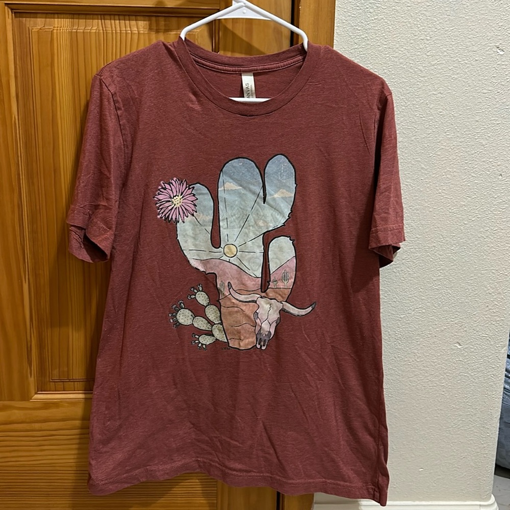 Women’s Rust Large Short Sleeved T-Shirt
